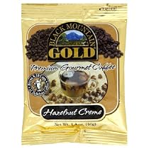 Black Mountain Ground Hazelnut Cream Coffee, 1.4-Ounce Bags (Pack of 30)