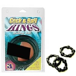 Pipedream Products Cock & Ball Rings Rubber Adult Sex Toy Kit