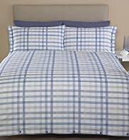 Checked Easycare Bedset