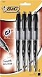 BIC Z4+ Roller Pen, Fine Point 0.7 mm, Black, 24 Pens