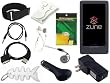TPA- 11 Items Premium Accessory Combo for Microsoft Zune HD 16GB / 32GB Series (includes: Universal Car Charger + Universal Wall Charger + usb data straight cable + Black Silicone Skin Case + Adjustable Armbrand + Belt Clip + Screen Protector +3.5mm~3.5mm straight Auxiliary mp3 cable + White Stereo Headphone & Fishbone style Keychain)