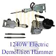 1240 Watt Electric Demolition Jack Hammer with Case
