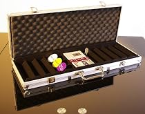 Pokerkoffer + Poker Zubeh&ouml;r f&uuml;r bis zu 500 Pokerchips