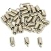 36 Leather Cord Ends Caps Necklace Clasp Jewelry Parts