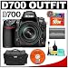 Nikon D700 Digital SLR Camera Body + Nikon 24-120mm f/3.5-5.6G ED-IF AF-S VR Zoom Lens + Nikon EN-EL3e Rechargeable Li-ion Battery + Nikon SLR System Case + 16GB CF Memory Card + Cameta Bonus Accessory Kit