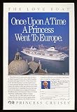 51lXvwiC iL. SL160  1989 Gavin MacLeod Love Boat Princess Cruise Ship Print Ad