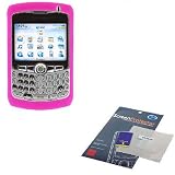 Durable Silicone Skin Soft Hot Pink Case for Blackberry 8300 8310 8320 8330 Curve Pda Cell Phone