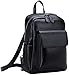 Heshe Womens Vintage Casual Leather Backpack Daypack