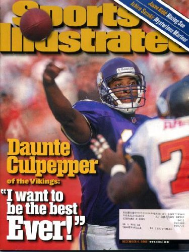 Sports Illustrated December 4 2000 Daunte Dulpepper/Minnesota Vikings Cover, Jeff Garcia/San Francisco 49ers, Ichiro Suzuke/Seattle Mariners, Jason Kidd/Phoenix Suns, Jason Sehorn/New York Giants