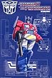 Transformers (Optimus Prime, Blueprints) TV Poster Print - 24x36