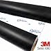 3M 1080 M12 MATTE BLACK 3in x 5in (SAMPLE SIZE) Car Wrap Vinyl Film