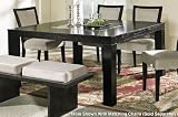 Steve Silver Movado Square Casual Dining Table in Merlot Finish