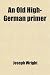 An Old High-German primer