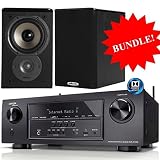 Denon AVR-S710W Bundle 7.2 Channel Full 4K Ultra HD A/V Receiver with Bluetooth and Wi-Fi + Polk Audio TSi100 Bookshelf Speakers (Pair)