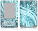 Flores Agua Design Protective Decal Skin Sticker for Amazon Kindle 2 E-Book Reader (Version 2.0)