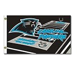 Carolina Panthers NFL Field Design 3'x5' Banner Flag