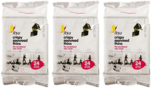 (3 PACK) - Itsu Crispy Seaweed Thins| 5 x 18 gx |3 PACK - SUPER SAVER - SAVE MONEY