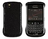 Hard Sparkles Case for BlackBerry Tour 9630 - Black
