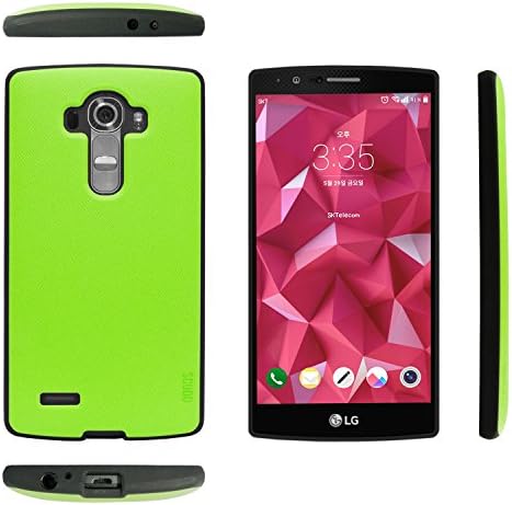 LG G4 Case, Scudo [Vivid Shield Saffiano] LG G4 Case Compatible with Leather, LG G4 Case Drop Protection, LG G4 Case Slim [2mm] TPU Cover, LG G4 Case Green