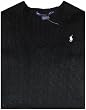 Women's Ralph Lauren Sport V-Neck Sweater Black Size Large
