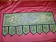 Free Ship Steel Impression Beads Sari Toran Window Tapestry Topper Valance