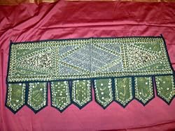 Free Ship Steel Impression Beads Sari Toran Window Tapestry Topper Valance
