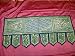 Free Ship Steel Impression Beads Sari Toran Window Tapestry Topper Valance