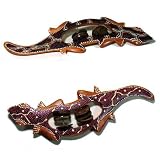 Animal Rattle with Wood Inlays Handcrafted in Indonesia, 12