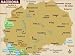 Map of Former Yugoslav Republic of Macedonia, Europe Photographic Poster Print