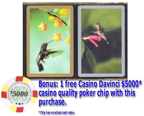 Congress Playing Cards w/Cel-U-Tone Finish - ALL A FLUTTER