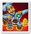 Jean-Louie by Will Rafuse 8"x9" Art Print Poster