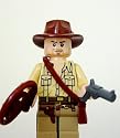 Lego Indiana Jones Mini Figure Indy with Open Shirt (Raiders Of The Lost Ark)