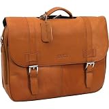 Kenneth Cole Reaction Business and Luggage Columbian Leather Flapover Computer Case
