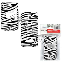 Black and White Stripes Zebra Animal Skin Design Snap-On Cover Hard Case Cell Phone Protector for ZTE C79 C-79