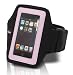 Vivanco MP SU BLP Neopren Universal Sportarmband (einstellbar bis 44,5 cm, Klettverschluss) für MP3-Player, Apple iPod touch, Classic und iPhone rosa