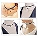 Outee Choker Necklace Set Black Velvet Choker Tattoo Necklace Classical Gothic Chokers for Women Girls (9 Pcs)