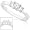 Three Stone Princess Cut Diamond Ring 1/2ctw in 14K White Gold - Size 5