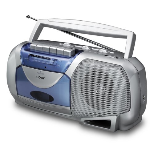 51lYgainb1L COBY CX 144 Portable AM/FM Cassette Player/Recorder