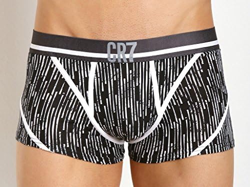 Cristiano Ronaldo CR7 Cotton Stretch Fashion Trunk Black Print