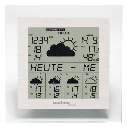  Technoline WD 9245 WetterDirekt Station transparent-aluminium