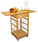 Dual Drop Leaf Basket Cart Catskill Craftsmen 7228 (Shipping Included) by Catskill Craftsmen