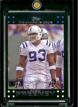 2007 Topps Football # 257 Dwight Freeney - Indianapolis Colts - NFL Trading Cards