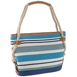 Magid Striped Rope Handle Hobo