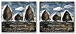 Landscape III-IV Set by Miguel Paredes 12"x12" Art Print Poster Latin
