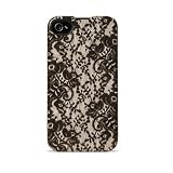 Agent18 9527 SlimShield Schutzh&uuml;lle Begrenzte f&uuml;r Apple iPhone 4/4S Victoria braun Spitze