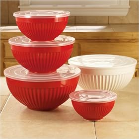 Mixing Bowls Set of 4 w/ Lids
