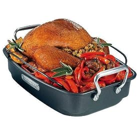 Kitchenaid Nonstick Roaster with Fold-down Rack by KitchenAid