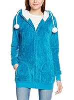 Urban Classics Chaqueta Larga (Azul / Blanco)