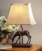 Buck Deer W/ Antlers Table Lamp By Collections Etc
