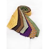 7Piece 100% Pure Silk Ties. Made in England. (401D)RRP£139.99